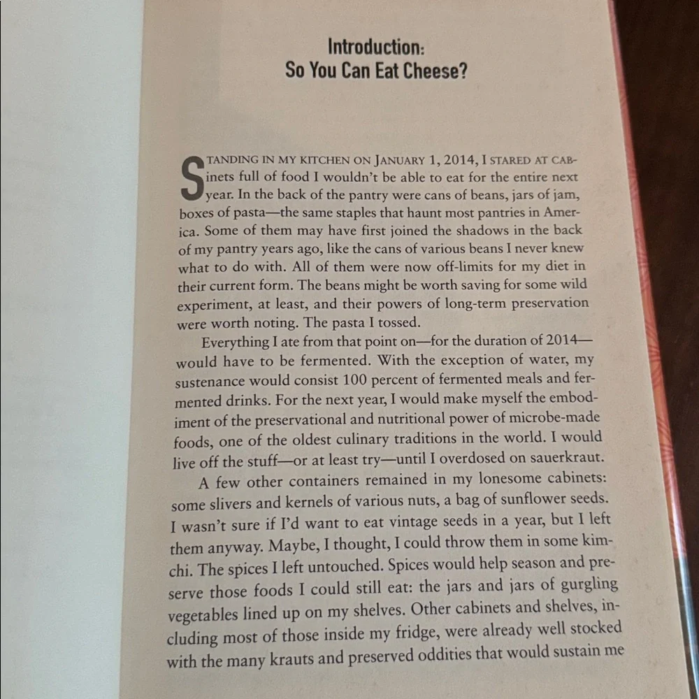BOOK the Fermented Man YEAR ON THE FRONT LINES OF FOOD REVOLUTION DELLINGER Hard